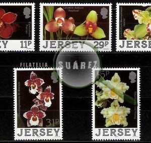 Serie de sellos Isla Jersey nº 419/23 (**)