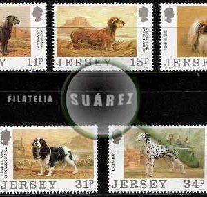 Serie de sellos Isla Jersey nº 424/28 (**)