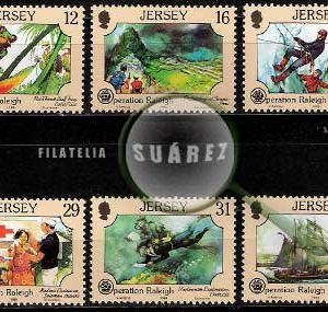 Serie de sellos Isla Jersey nº 441/46 (**)