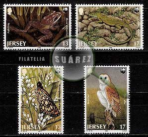 Serie de sellos Isla Jersey nº 470/73 (**)