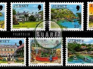 Serie de sellos Isla Jersey nº 495/501 (**)