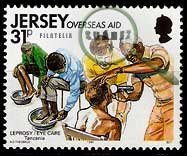 Serie de sellos Isla Jersey nº 550 (**)