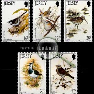 Serie de sellos Isla Jersey nº 557/61 (**)