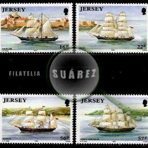 Serie de sellos Isla Jersey nº 568/71 (**)