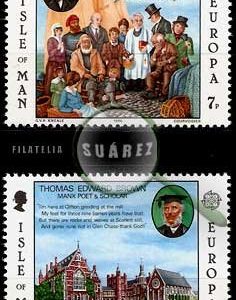 Serie de sellos Isla Man nº 157/58 (**)