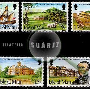 Serie de sellos Isla Man nº 170/74 (**)