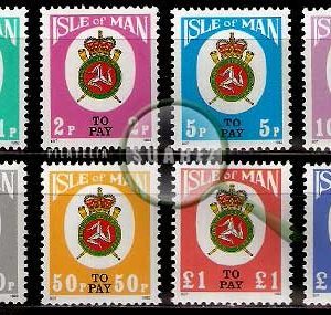 Serie de sellos Isla Man nº 025/32 (**). Taxa