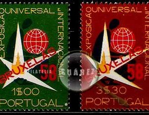 Serie de sellos Portugal nº 0843/44 (*)
