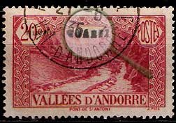 Serie de sellos Andorra Francesa nº 0030 (o)