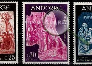 Serie de sellos Andorra Francesa nº 0184/86 (**)
