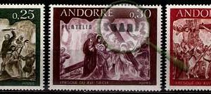 Serie de sellos Andorra Francesa nº 0191/93 (*)