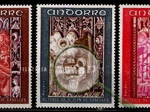 Serie de sellos Andorra Francesa nº 0198/200 (**)