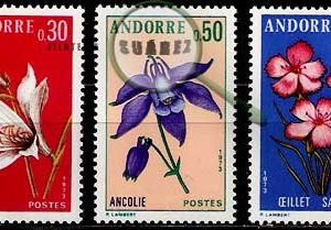 Serie de sellos Andorra Francesa nº 0229/31 (**)