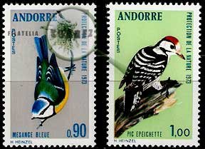 Serie de sellos Andorra Francesa nº 0232/33 (**)