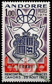 Serie de sellos Andorra Francesa nº 0239 (**)