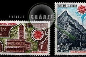 Serie de sellos Andorra Francesa nº 0269/70 (**)