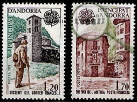 Serie de sellos Andorra Francesa nº 0276/77 (**)