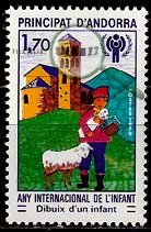 Serie de sellos Andorra Francesa nº 0279 (**)