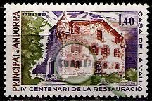 Serie de sellos Andorra Francesa nº 0289 (**)