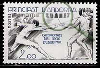 Serie de sellos Andorra Francesa nº 0296 (**)