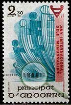 Serie de sellos Andorra Francesa nº 0299 (**)