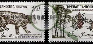 Serie de sellos Andorra Francesa nº 0306/07 (**)