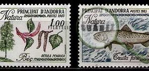 Serie de sellos Andorra Francesa nº 0311/12 (**)