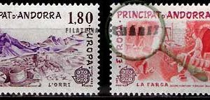 Serie de sellos Andorra Francesa nº 0313/14 (**)