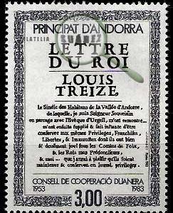 Serie de sellos Andorra Francesa nº 0315 (**)