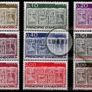 Serie de sellos Andorra Francesa nº 0316/24 (**)