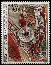 Serie de sellos Andorra Francesa nº 0334 (**)