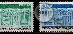 Serie de sellos Andorra Francesa nº 0335/36 (**)