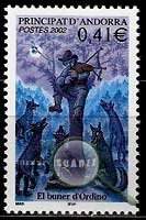 Serie de sellos Andorra Francesa nº 0573 (**)