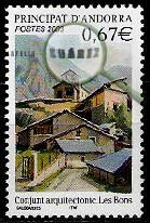 Serie de sellos Andorra Francesa nº 0578 (**)