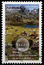 Serie de sellos Andorra Francesa nº 0596 (**)