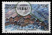 Serie de sellos Andorra Francesa nº 0597 (**)