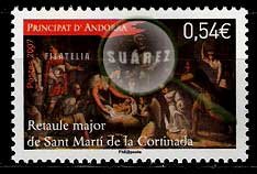 Serie de sellos Andorra Francesa nº 0648 (**)