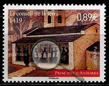 Serie de sellos Andorra Francesa nº 0715 (**)
