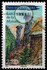 Serie de sellos Andorra Francesa nº 0734 (**)