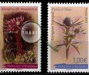 Serie de sellos Andorra Francesa nº 0728/29 (**)