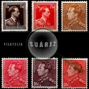 Serie de sellos Bélgica nº 0845/48 B (**)