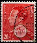 Serie de sellos Bélgica nº 0848 B (o)