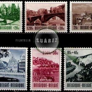 Serie de sellos Bélgica nº 0918/23 (*)