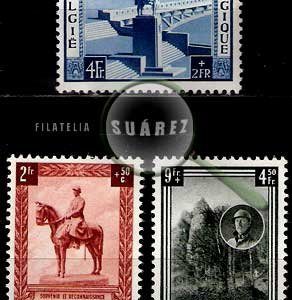 Serie de sellos Bélgica nº 0938/40 (*)