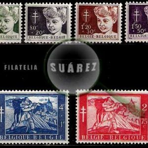Serie de sellos Bélgica nº 0955/60 (*)