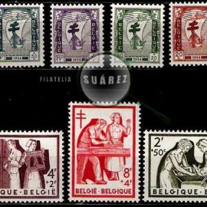 Serie de sellos Bélgica nº 0998/1004 (*)