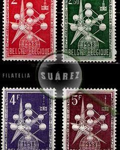 Serie de sellos Bélgica nº 1008/10 (**)
