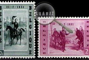 Serie de sellos Bélgica nº 1020/21 (**)