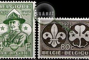 Serie de sellos Bélgica nº 1022/23 (**)