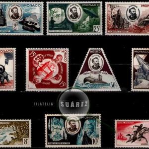 Serie de sellos Mónaco nº 0427/36 (**)